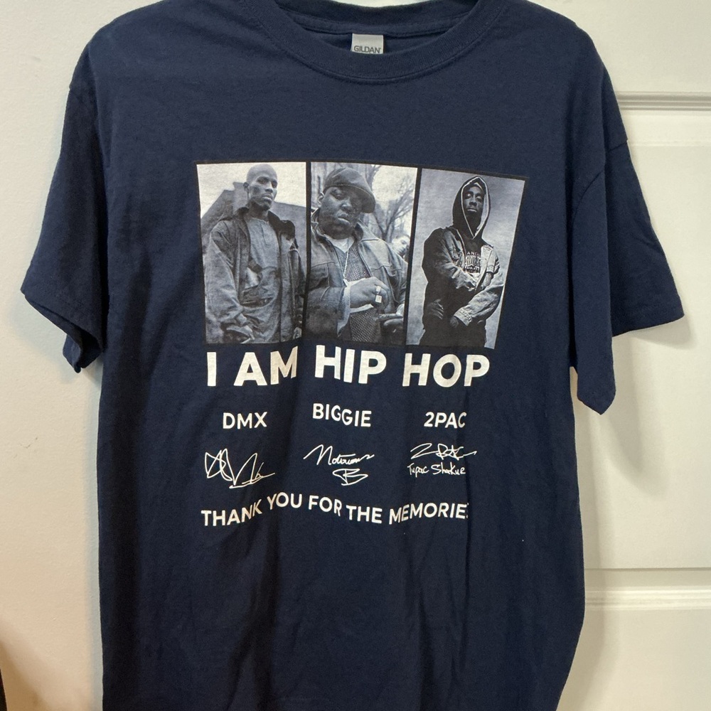 Gildan Dark Blue Hip Hop Tribute T-Shirt